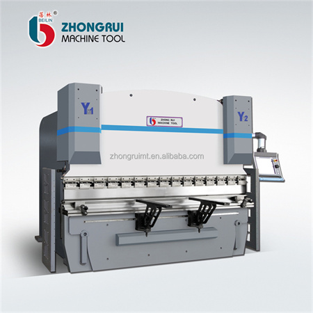 3D Touch Screen System Sheet cutting automation devices wc67k series 100t*3200 nc hydraulic press brake