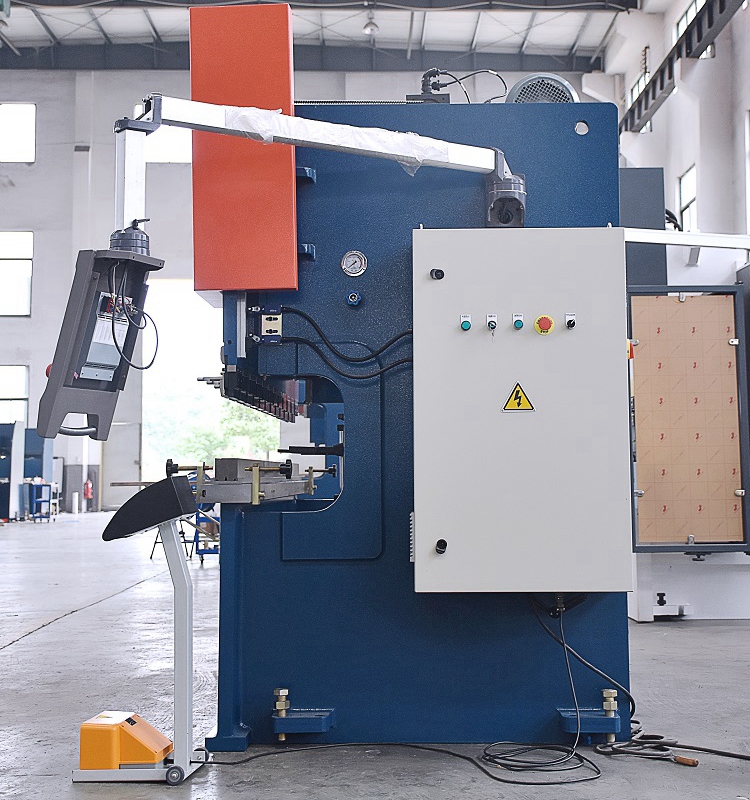 100t Cnc Metal Bending Machines, 3200 Mm Cnc Sheet Press Brake With E21