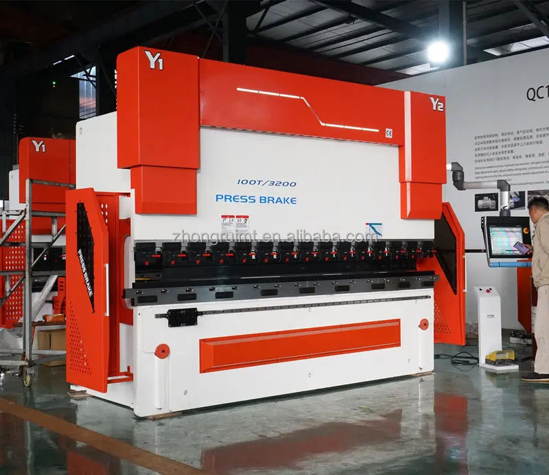 200t 300t Standard Industrial Press Brake Cnc Hydraulic Press Brake Machine