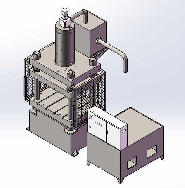 500 Ton Four-column Three-Beam Hydraulic Press Machine For Wheel Barrow