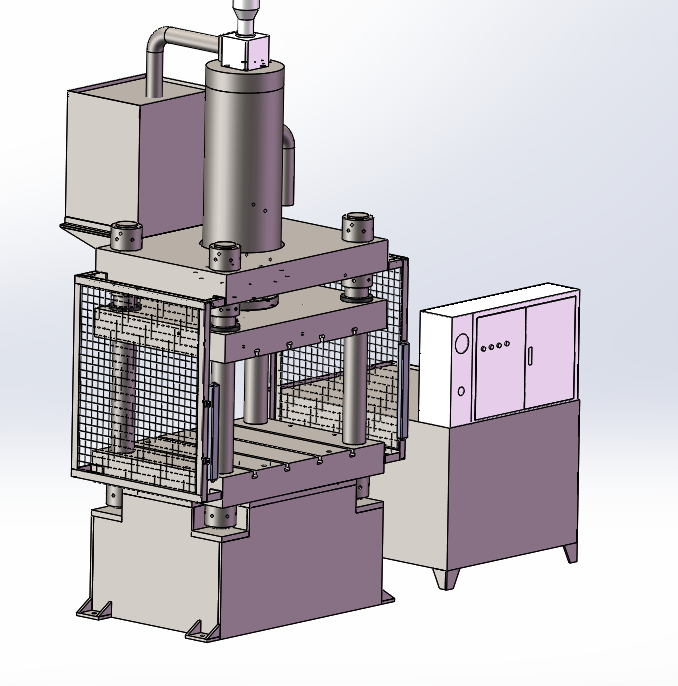 500 Ton Four-column Three-Beam Hydraulic Press Machine For Wheel Barrow