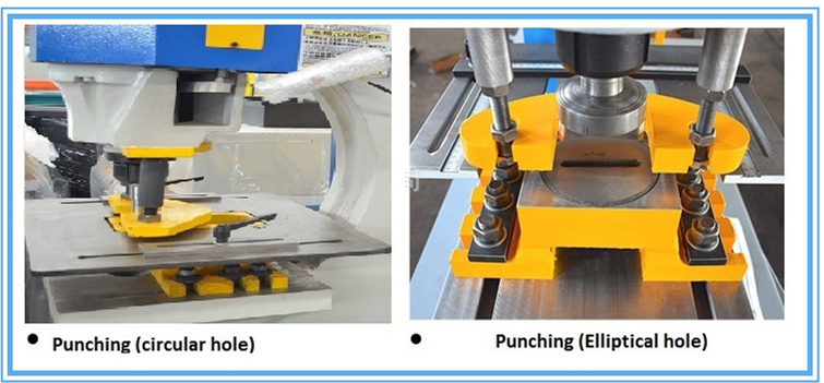 60t Q35-16 Hydraulic Ironworker Shearing Punching Bending And Notching Machine