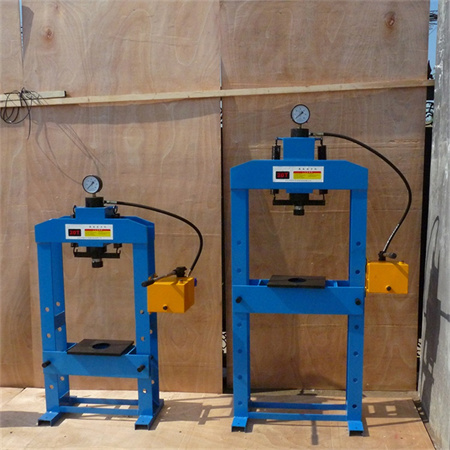 10 ton manual hydraulic shop press with gauge, H frame type