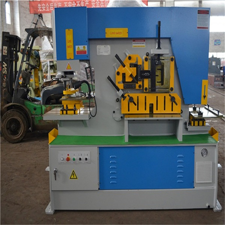 Hydraulic Iron Worker Machine Double Cylinder Combined Punching And Shearing For Sale
