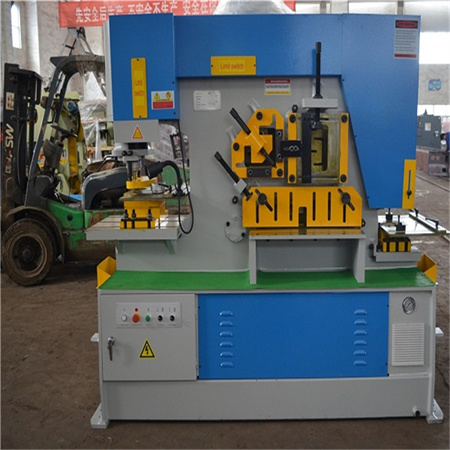 Q35Y-16 angle iron channel steel bar universal cutting bending hydraulic ironworker machine