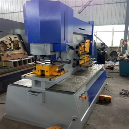 Rongwin Q35Y 60ton 90ton hydraulic Ironworker metal punching and shearing round with press bending machine