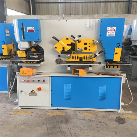 combined punching shearing machine metal sheet ironworker hydraulic combined punch and shear machine hydraulic iron worker