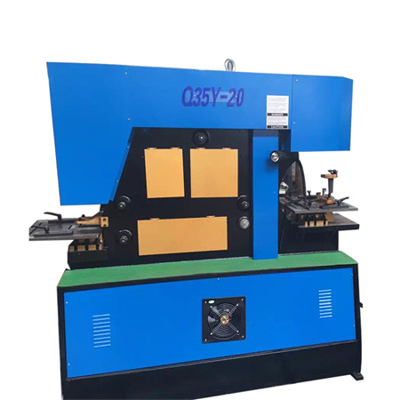 China Manufacture Q35YL-20 Hydraulic Ironworker Machine/hydraulic punch press machine and shear machine