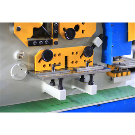 Mini hydraulic mechanical ironworker shearing and punching machine