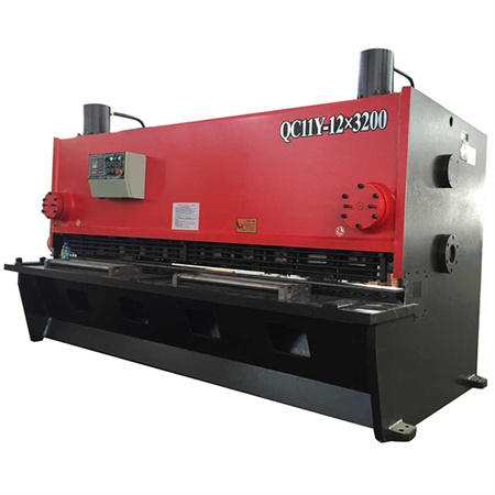 Machine Cutting ACCURL High Quality MS8 6mm 8mm 12mm Hydraulic Guillotine Shearing Machine With ELGO P40 Control System For Sheet Metal Cutting
