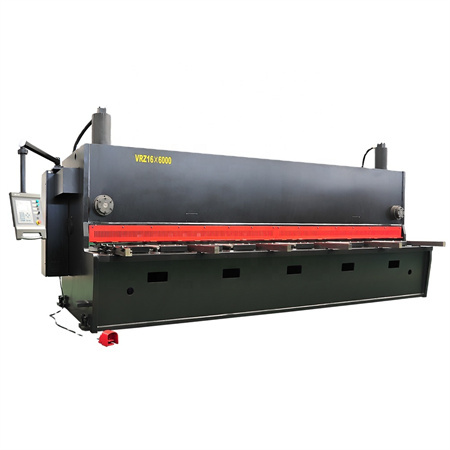 China CNC hydraulic automatic guillotine shearing machine with Estun E21S system