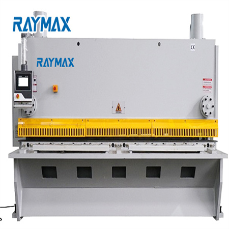 Rbqlty E21s hydraulic guillotine shearing machine with pneumatic back gauge support