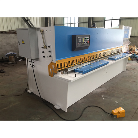 sheet metal guillotine Foot pedal operated power sheet metal root shearer shear shearing machine 8 feet backguage rod