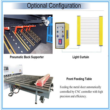 sheet metal cnc guillotine hydraulic shearing machine cutting machine manufacturer in china