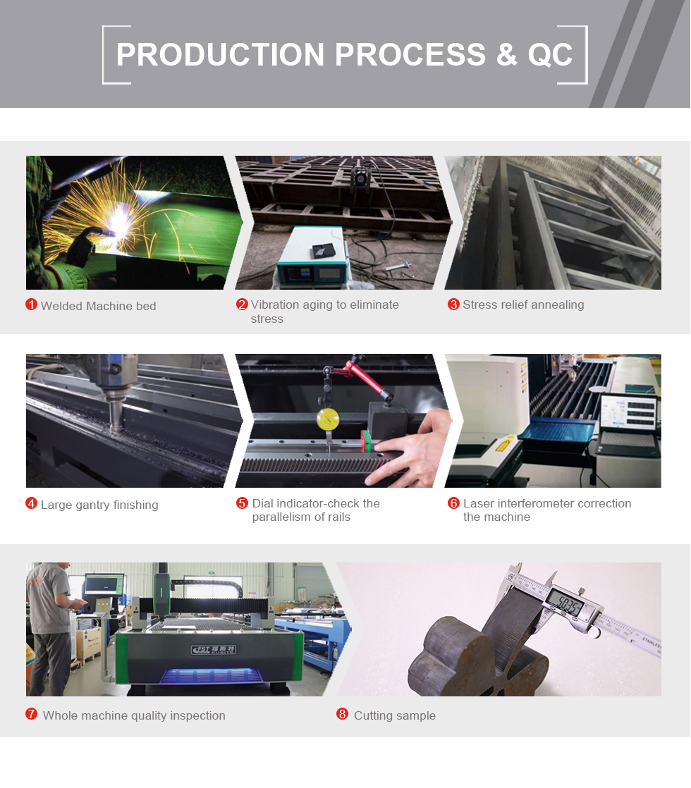 Carbon Iron Aluminum Metal Stainless Steel Cnc Fiber Laser Cutting Machine