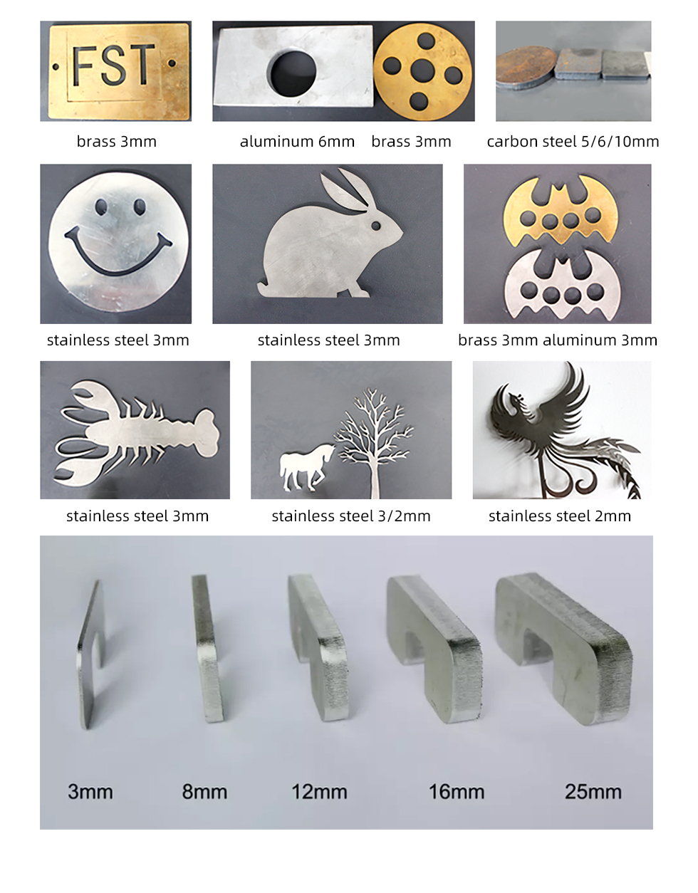 Carbon Iron Aluminum Metal Stainless Steel Cnc Fiber Laser Cutting Machine