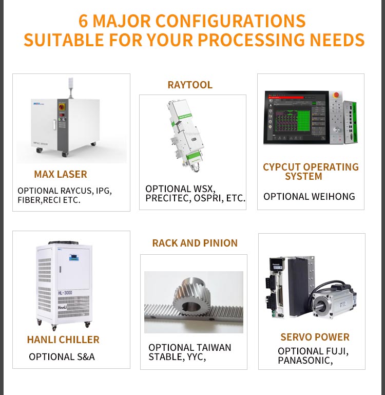 China Iron Laser Cutting Machine Price 4000W Metal Sheet Fiber Laser Cutting Machine