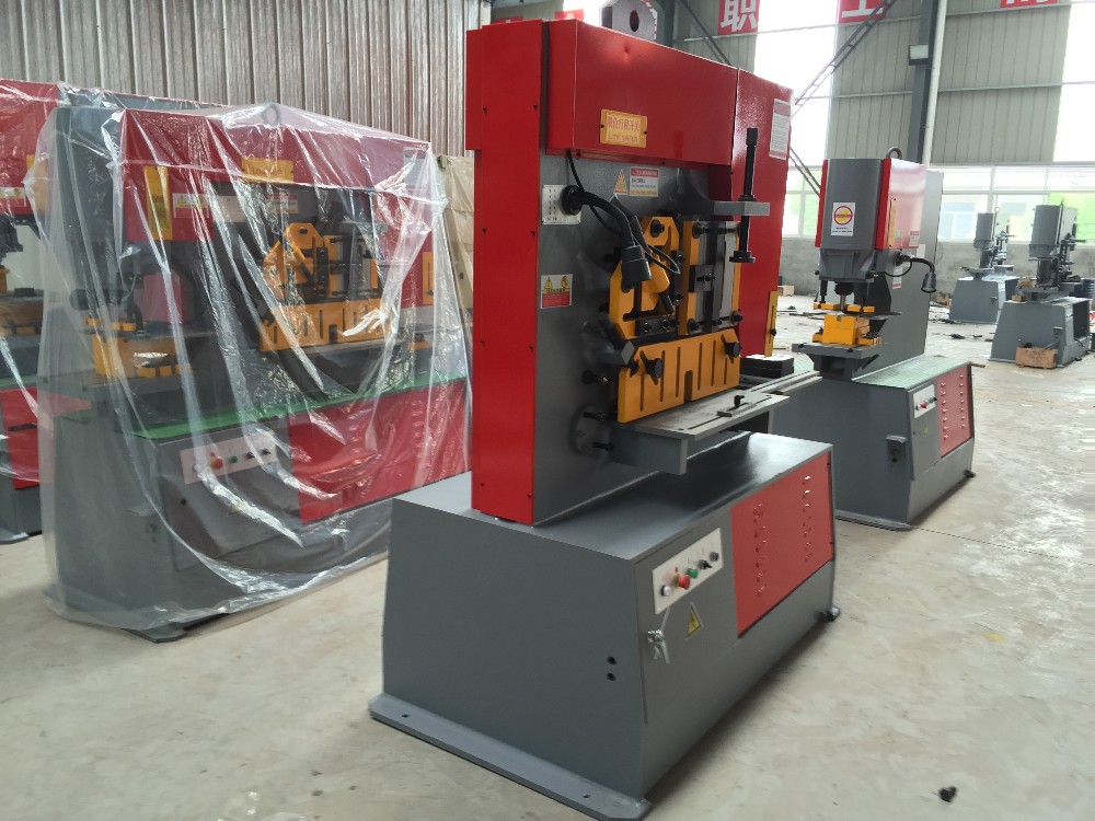 Q35y Series Multifunctional Hydraulic Iron Worker Combined Shearing And Punching Machine