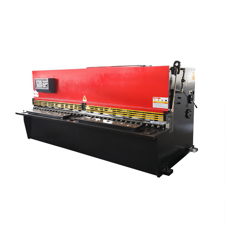 Qc12y / Qc12k Sheet Metal Steel Plate 6mm X 3200 Cnc Hydraulic Swing Beam Shear Machine