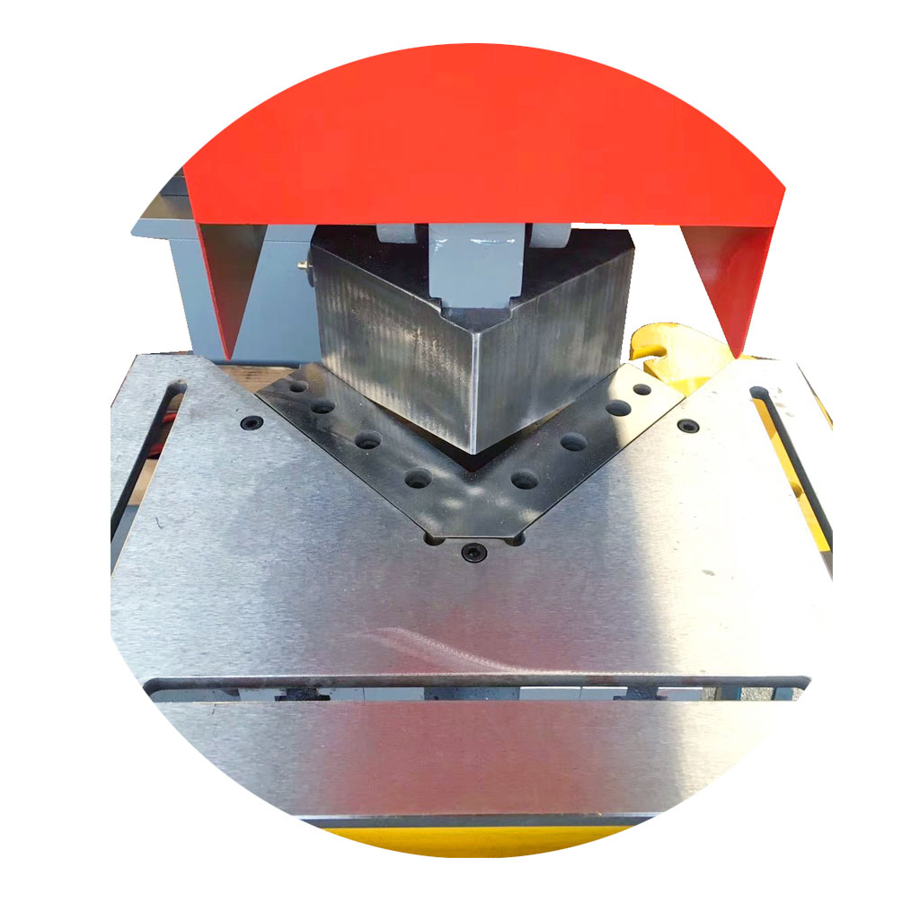 Steel Plate Angle Cutting Punching Notching Machine Hydraulic Ironworker For Sale