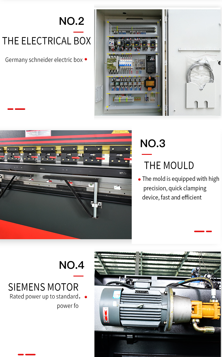 Wc67y 100t Sheet Iron Hydraulic Press Brake Machine Bending Machine Price